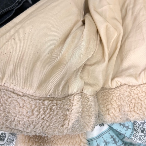 Thread & Supply Anthropologie Full Zip Teddy Jacket in Taupe Size S - Picture 11 of 15